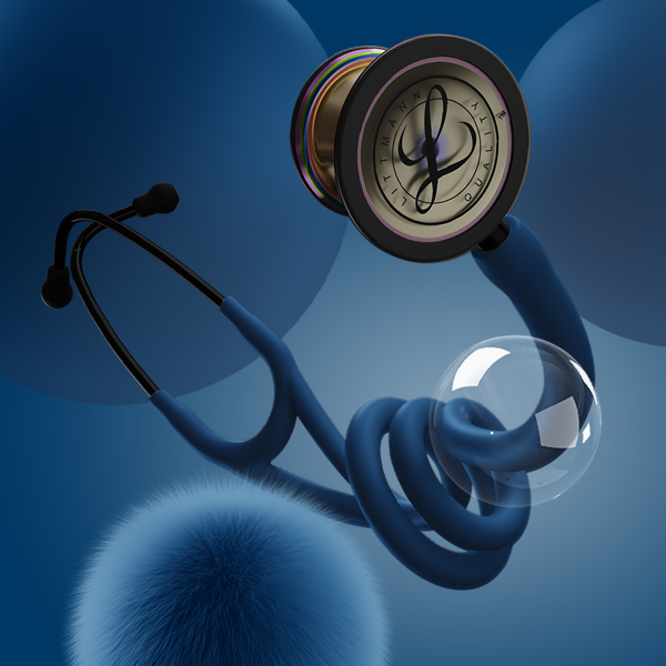 Littmann Cardiology IV satinato blu navy