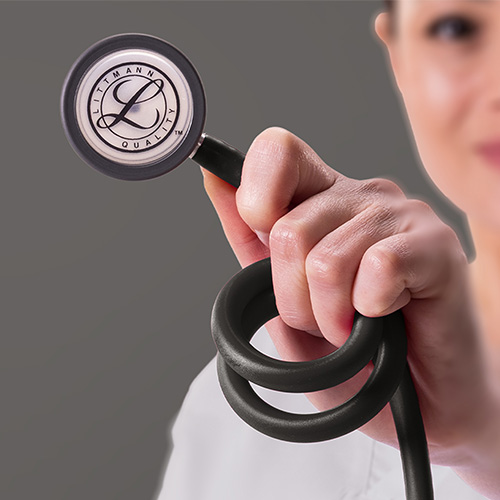 Littmann satinato nero dettaglio